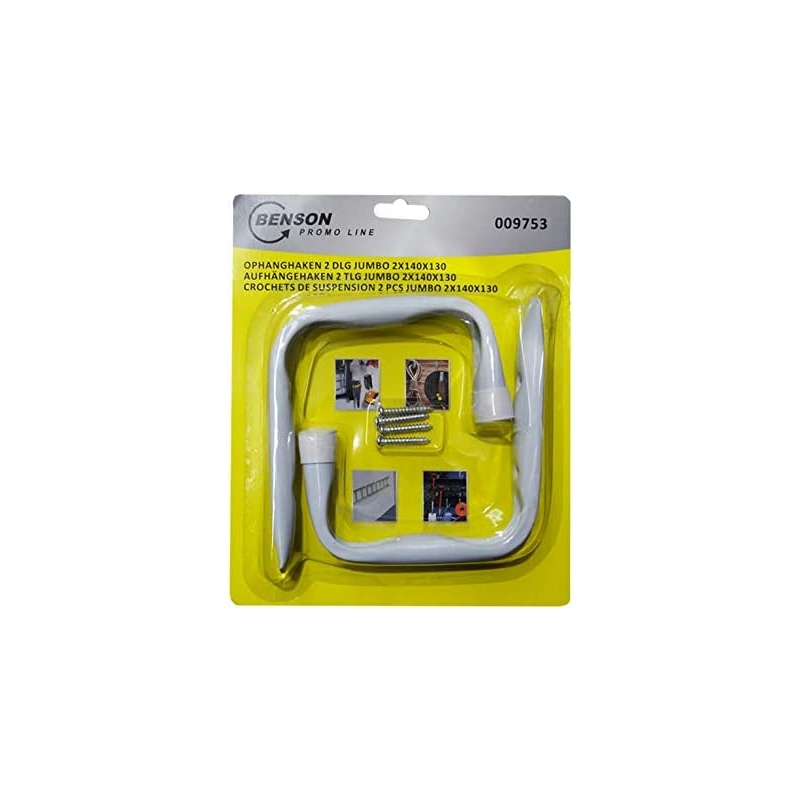 Hanging hooks 2 pcs set 2x140x130 BENSON