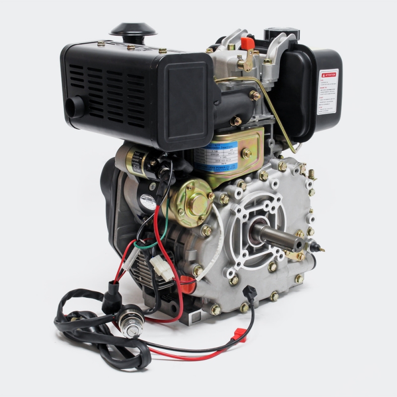 Diesel engine with 4.4kW-6HP-25mm electric starter