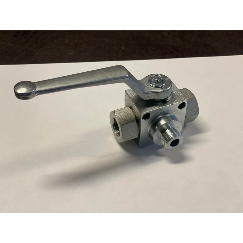 Hydraulic ballvalve (tees) 3/8" 