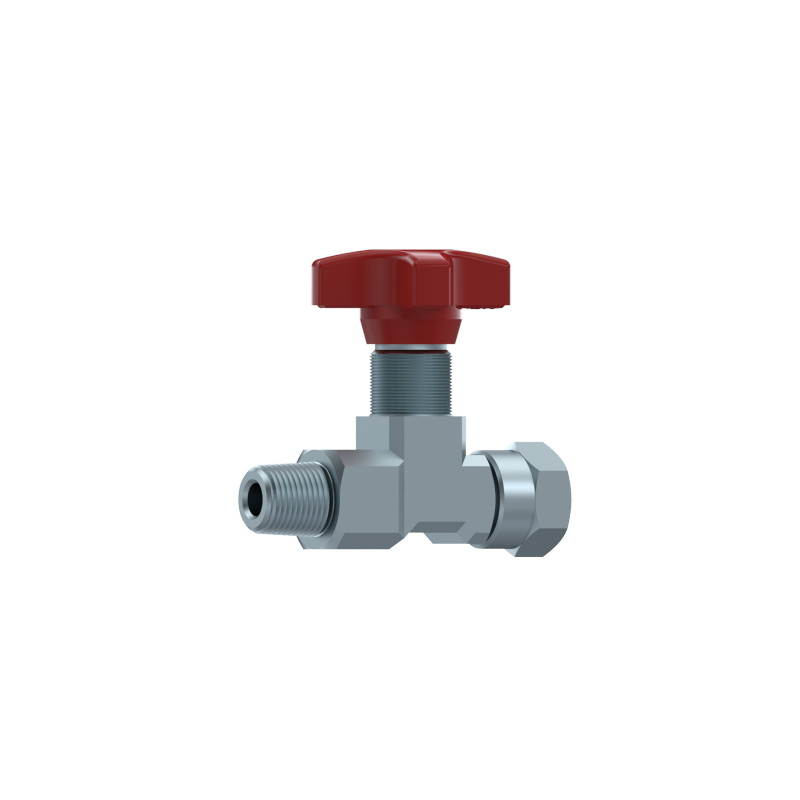 Кран для манометра 1/4"BSP - 1/4"BSPT