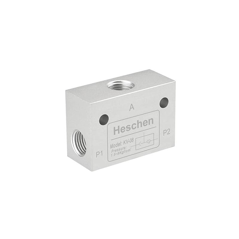Pneumatic shuttle valve KV-08 PT1/4 one-way quick exhaust system