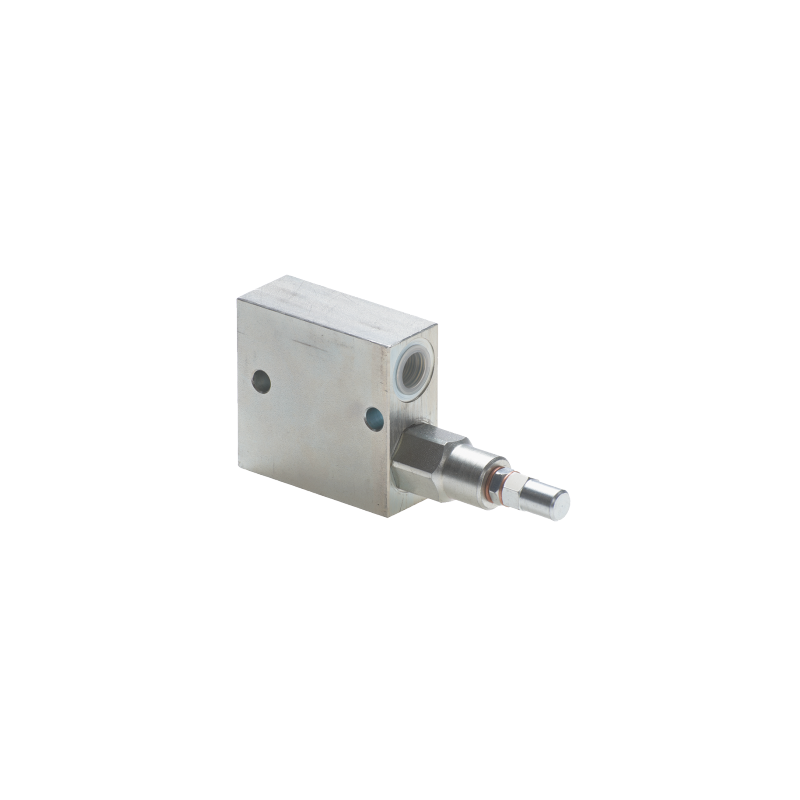 Запорный клапан с обратным клапаном (сталь) VS2C1/2 - 1/2" 10 - 180bar