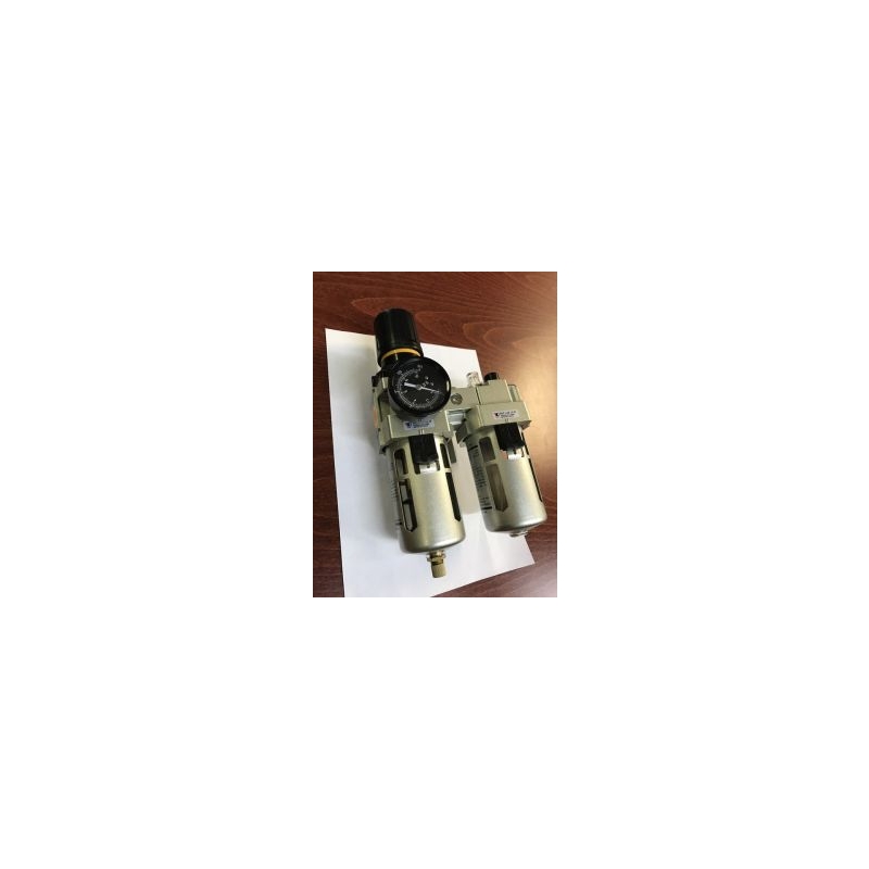 Pressure regulator with metal filter and oiler 1/4"