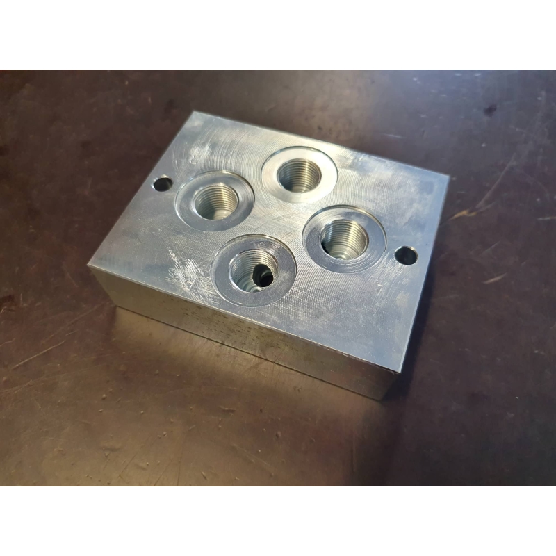 single base plate CETOP 3 NG 6 valve bottom connection