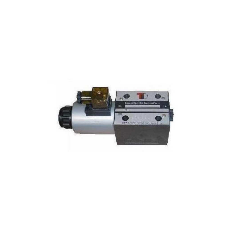 Electric valve NG6 CETOP3 12 V switchable, 0-position P and T seperated.