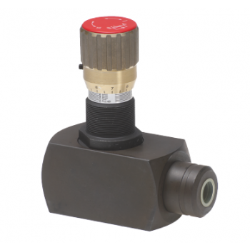 Unidirectional pressure compensated flow restrictor valve 320 BAR toote pilt.png
