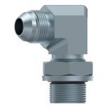 JIC - BSP adjustable 90° angle 3/4" 16h UNF - 1/2" BSP (male thread 37° cone - male thread adjustable BSP )