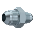 JIC adapter 9/16"-18 UNF - 1/2"-20 UNF (straight male thread - male thread 37° cone)