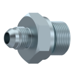 JIC - BSP adapter 1/2" 20h UNF - 3/8" BSP (straight male thread 37° cone - male thread BSP)