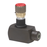 One-way pressure compensated flow limiting valve 1/2" 320 BAR