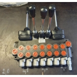 Valve 7 sects. + 2 joysticks P40 3/8" inputs , standard