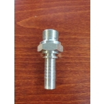 Pressed fitting 1/2" - 3/8" straight male thread