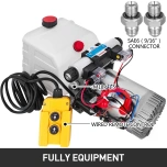 Mini-vesivoimalaitos 12 VDC, 1,6 kW, 1,6 cc, säiliö 4,5 l, 160 bar, kaksitoiminen sylinteri