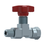 Кран для манометра 1/2"BSP - 1/2"BSPT