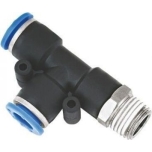 Quick coupling for air (Tee) 1/8" - 4mm- 4mm