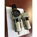 Pressure regulator with metal filter and oiler 1/2"