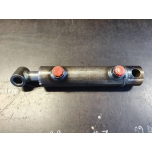 Hydraulic cylinder with double stroke 25 / 40-100 with double-ended ends 20mm front, rear