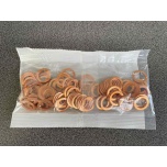 Copper washer 10X14X1,5 100pcs pack