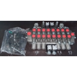 Divider 8 sections 80 L per minute with 2 joysticks + 2 electric