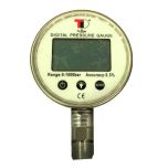 Digital manometer 1000 bar 1/2"