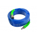 Compressed Air Hose (Reinforced - Blue) 12x8mm 10m Spherical Ends (male + female)