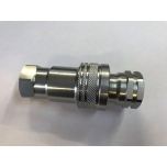 Quick coupling kit for hydraulic hose 1/2" female+male inner thread