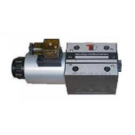 Electric valve NG6 CETOP3 12 V switchable, 0-position P and T seperated.